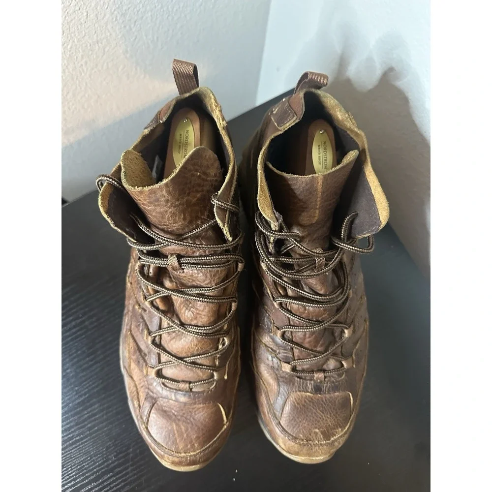 SIZE 13 -‎ MERRELL MOAB 2 DECON SLAM LUNA MID AMBER ALE LEATHER BOOT MEN'S